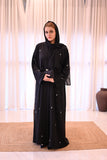 Elegant Black Abaya with Embroidery