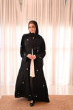 Classic Abaya with Scattered Embroidery