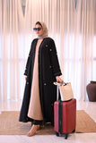 Black Abaya with Embroidery